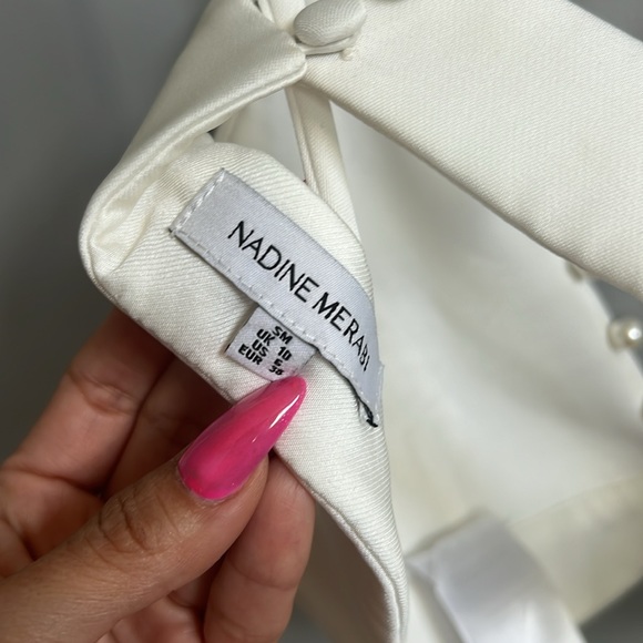 Nadine Merabi pearl bra top S/M - Picture 7 of 7